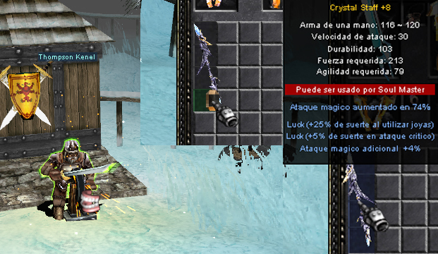 Crystal Staff +8 +4