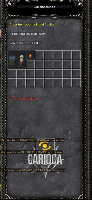 Combinación Blood Castle