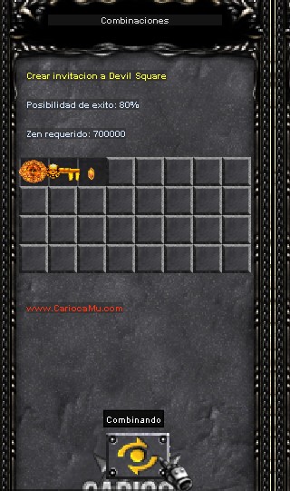 Combinación Devil Square