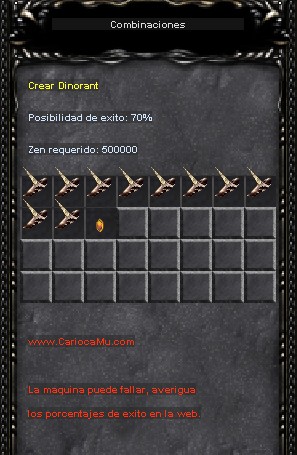 Combinación Dinorant