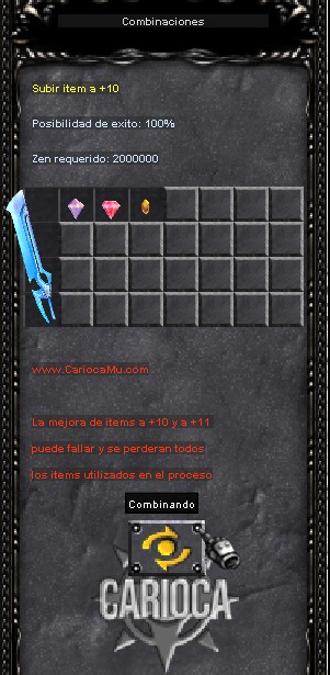 Combinación +10
