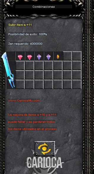 Combinación +11